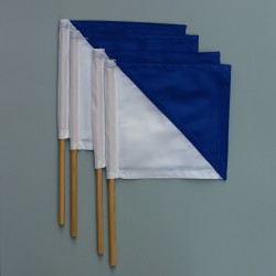 Two pairs of semaphore flags